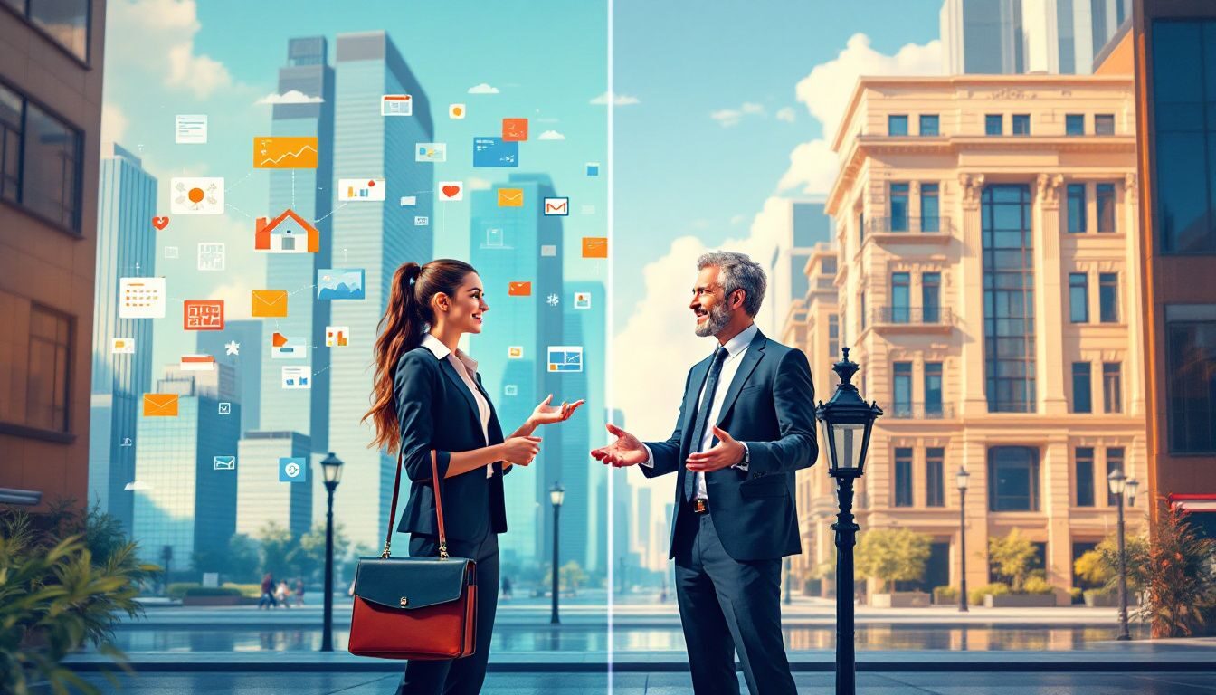 A real estate professional assistant working alongside a real estate agent.