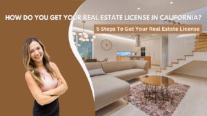 Student getting a CA real estate license