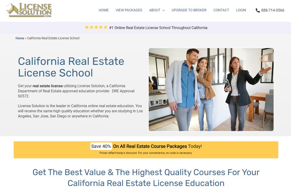 License Solution Real Estate School