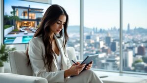 Person Reviewing Realtor Requirements