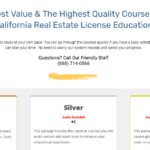 Real Estate Course Packages In CA