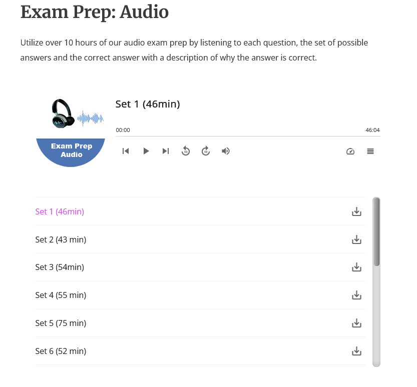 10+ Hours of California-Specific Audio Exam Prep