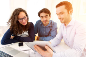 Students Studying For Real Estate Exam